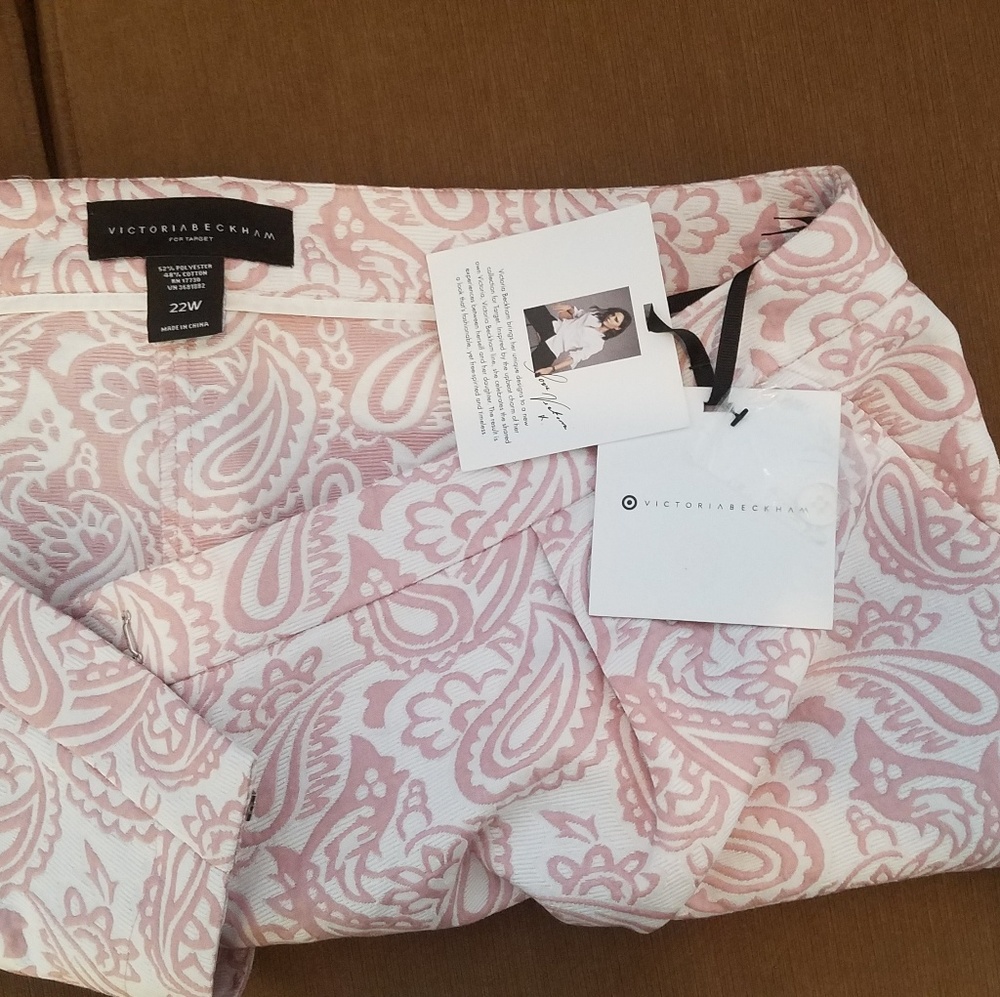 NWT Victoria Beckham for Target Paisley Shorts